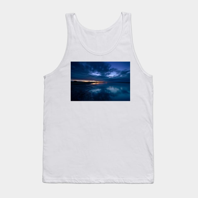 Holy Island Causeway - Sunset Tank Top by Nigdaw